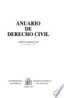 Anuario de derecho civil