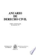 Anuario de derecho civil