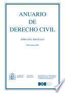 Anuario de Derecho Civil (Tomo LXXV, fascículo I, enero-marzo 2022)
