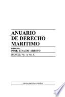 Anuario de derecho marítimo