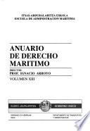 Anuario de derecho marítimo