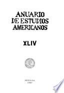 Anuario de estudios americanos