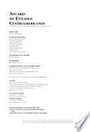Anuario de estudios centroamericanos