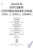 Anuario de estudios centroamericanos