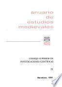 Anuario de estudios medievales
