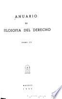 Anuario de filosofía del derecho