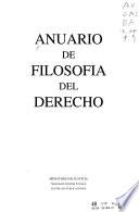 Anuario de filosofía del derecho