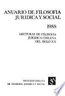 Anuario de filosofía jurídica y social