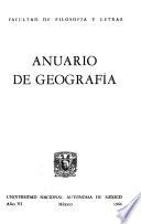 Anuario de geografía