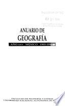 Anuario de geografía