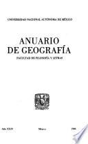 Anuario de geografía