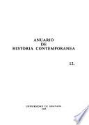 Anuario de historia contemporánea