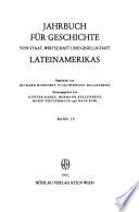 Anuario de historia del estado, la economía y la sociedad en América Latina