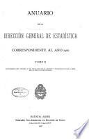 Anuario de la Dirección General de Estadística