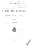 Anuario de la Dirección General de Estadística