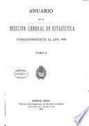 Anuario de la Dirección General de Estadística