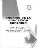 Anuario de la educación superior