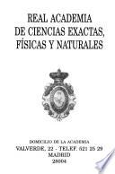 Anuario de la Real Academia de Ciencias
