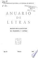 Anuario de letras