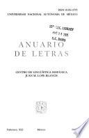 Anuario de letras