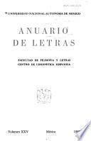 Anuario de letras