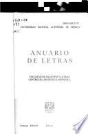 Anuario de letras