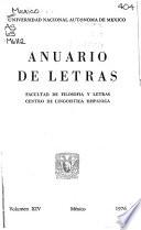 Anuario de letras