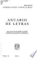 Anuario de letras