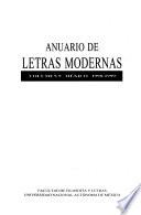Anuario de letras modernas
