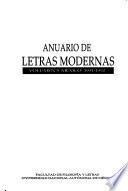 Anuario de letras modernas