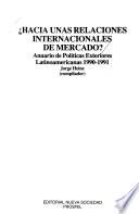 Anuario de políticas exteriores latinoamericanas