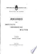 Anuario del Instituto Geográfico Militar de la República Argentina