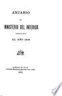 Anuario del Ministerio del Interior