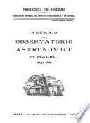 Anuario del Observatorio Astronómico de Madrid