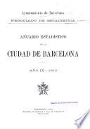 Anuario estadístico de la ciudad de Barcelona