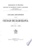 Anuario estadístico de la ciudad de Barcelona