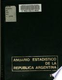 Anuario estadístico de la República Argentina