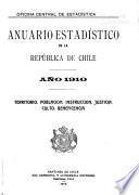 Anuario estadístico de la República de Chile