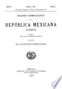 Anuario Estadístico de la República Mexicana 1895