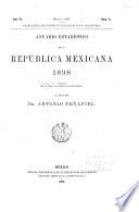 Anuario estadístico de la República Mexicana