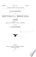 Anuario estadístico de la República Mexicana