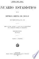 Anuario estadístico de la República Oriental del Uruguay
