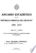 Anuario estadístico de la República Oriental del Uruguay