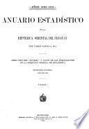 Anuario estadístico de la República Oriental del Uruguay