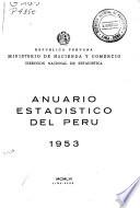 Anuario estadístico del Peru