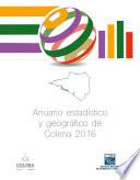 Anuario estadístico y geográfico de Colima 2016