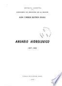 Anuario hidrológico, agua y energía eléctrica