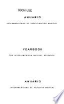 Anuario interamericano de investigación musical