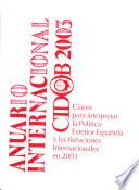 Anuario internacional CIDOB ...