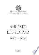 Anuario legislativo de ...